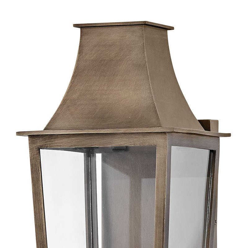 Georgetown 1 - Light Outdoor Wall Lantern, Burnished Bronze, 21.75" H x 7" W x 8" D