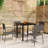 Lindasue Wicker Patio Dining Set with Rectangular Table-683049828-694791475-708778554
