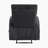 Stauton 29" Modern & Contemporary Textured Microfiber Reclining Chair with Space-Saving Wall-Hugger Design & Armrest Magazine Pocket