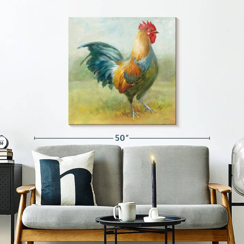 Brampt Noble Rooster IV, 30" H x 30" W