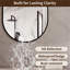 Miroir mural de salle de bain 48 po x 24 po, miroir mural encadré pour la salle de bain, suspendu vertical ou horizontal, miroir HD moderne pour la chambre à coucher, vestibule