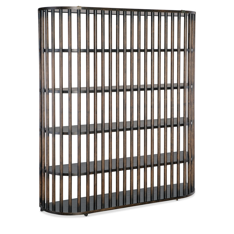 Retreat Solid Wood Bookcase, Black Sand