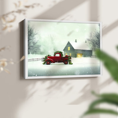 «Chirstmas Art» - LXI - Reproduction encadrée - Restickable