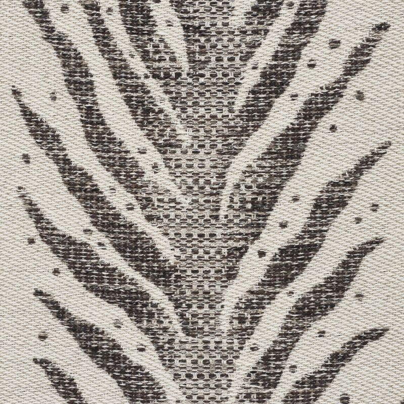 Schumacher x Celerie Kemble Creeping Fern Fabric, Basalt
