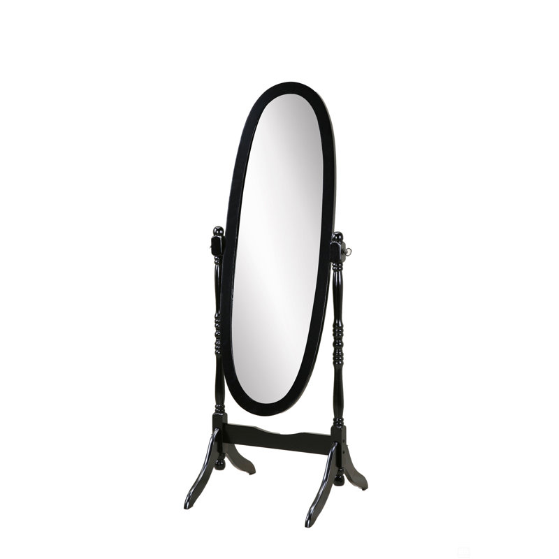 Miroir en bois, Noir