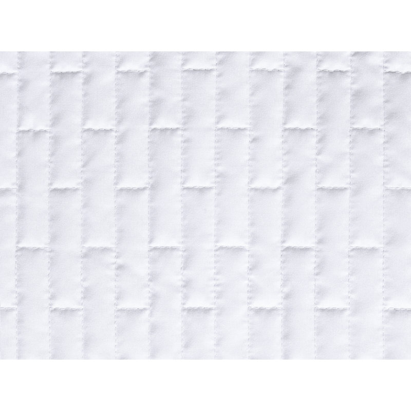 South Point Hospitality 120 GSM Luxury Microfiber Bedding, Queen Quilt, Stark White