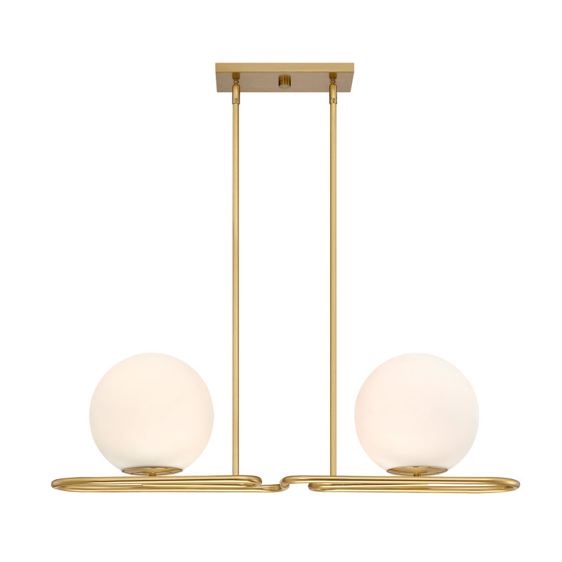 Sangavi 1 - Light Brushed Gold Pendant