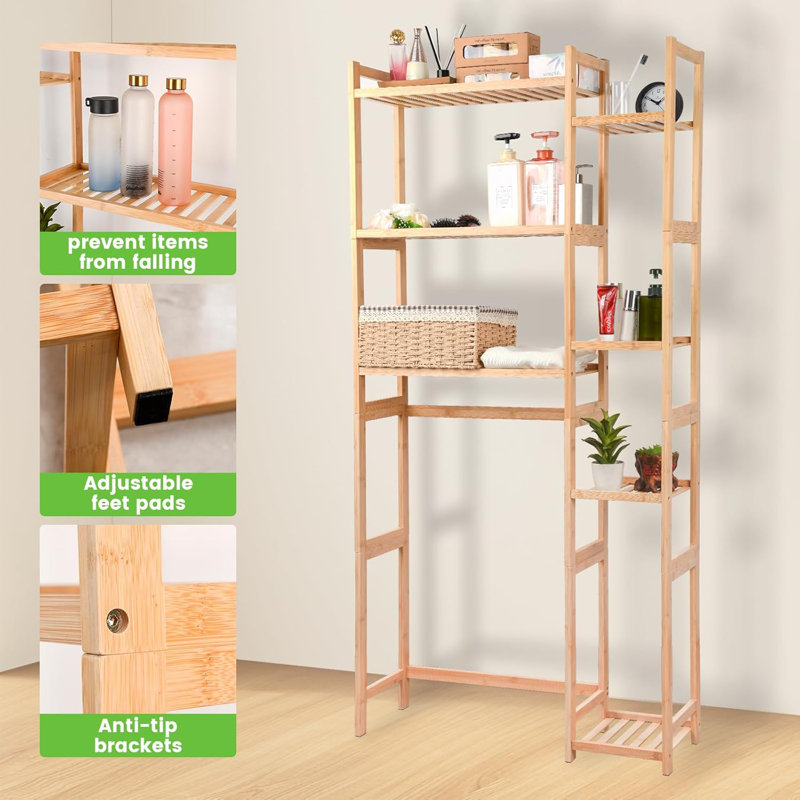 The Toilet Storage Cabinet Bamboo