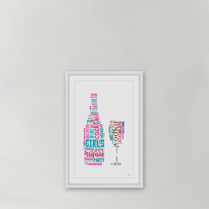 « poussins boissons », reproduction d’art encadrée, H 24 po x l 16 po x P 1,5 po