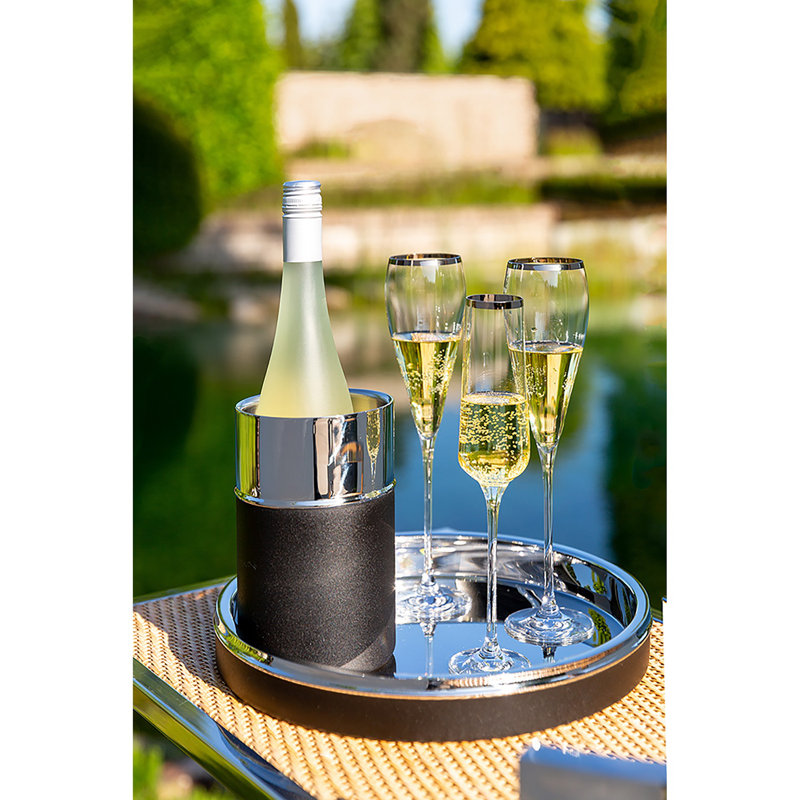 Andor Black & Silver Wine Cooler