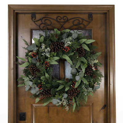 Jabaar Faux Lighted 30'' Wreath