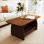 Table basse de salon moderne 47 pouces