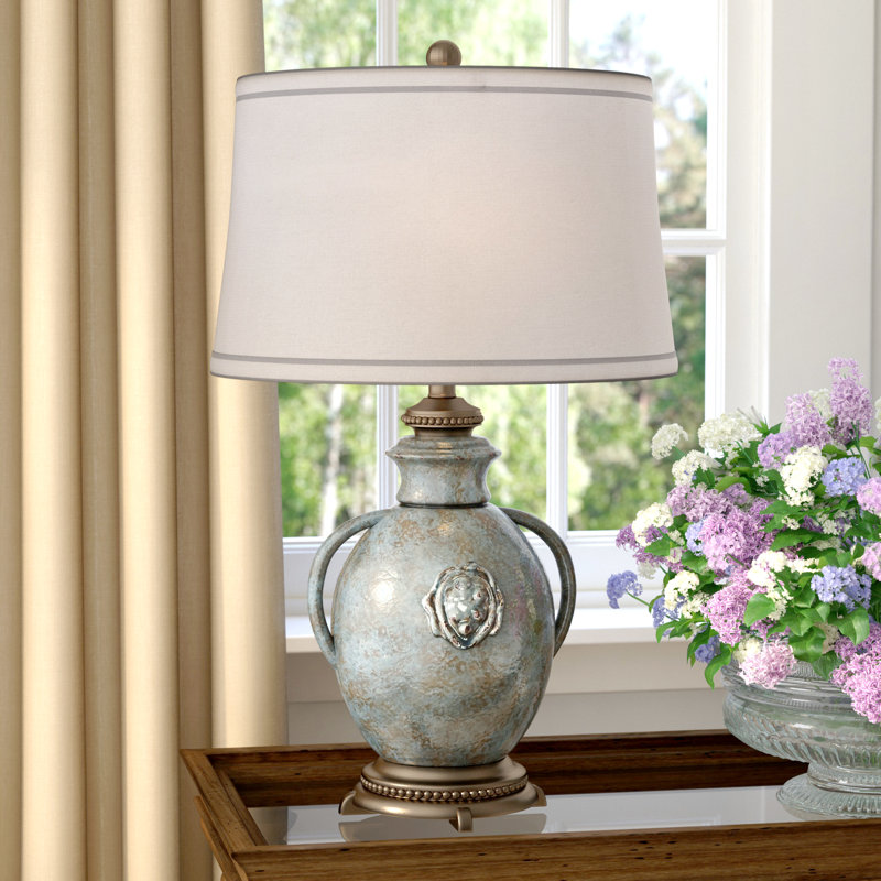 Lampe de table bleue 28,5 po Kidwelly