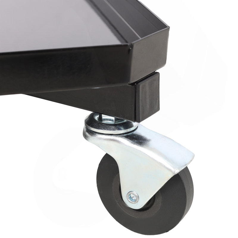 Tabouret de mécanicien réglable avec rangement pour plateau à outils 250 LBS