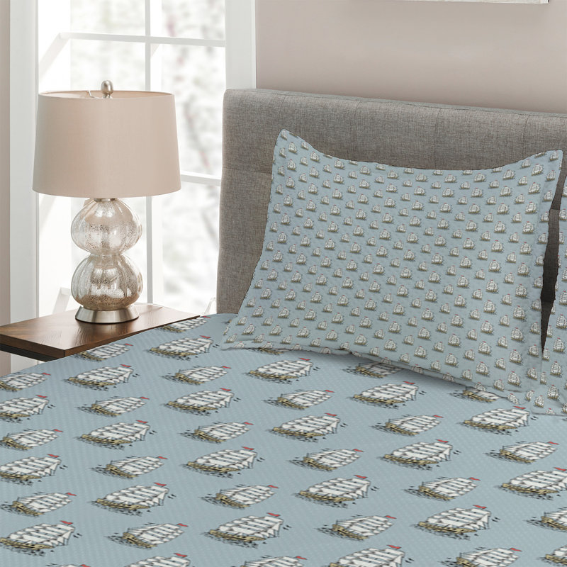 Coastal Polyester Coverlet