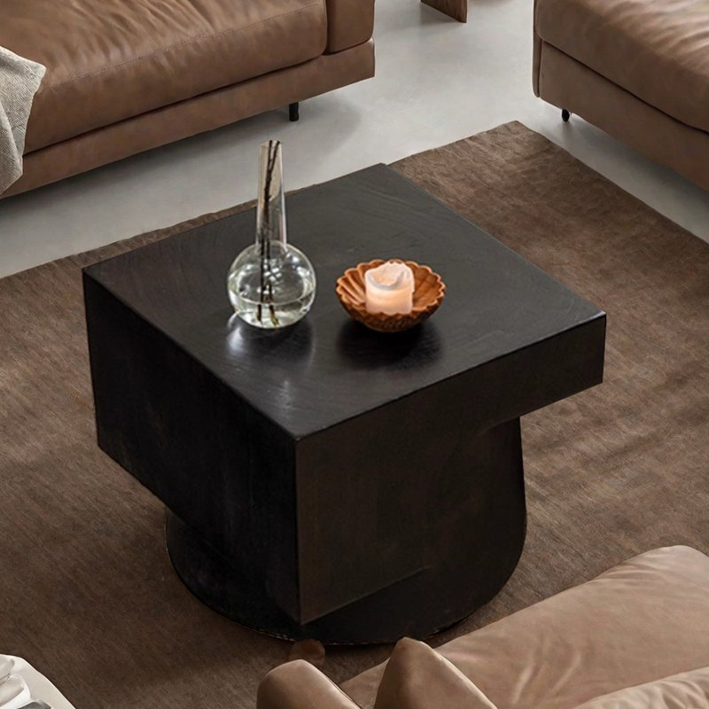 Table basse rétro et minimaliste, Noir