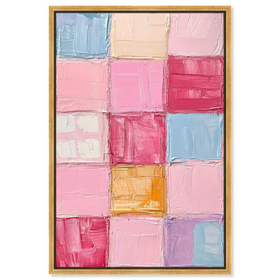 «Color Squares II», toile abstraite géométrique par 