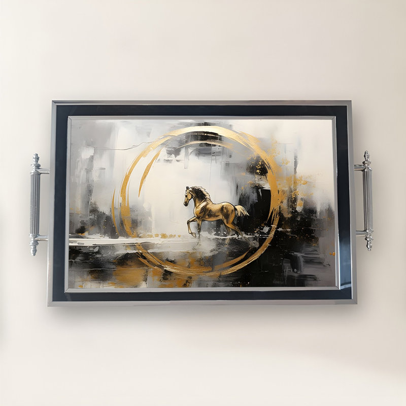 Élégant plateau en verre de 19,7 po x 11,4 po x 1,4 po | Fabrication 100% verre durable | Facile à nettoyer avec un chiffon humide | Idéal pour le service, la présentation décorative et l'organisation | Ajout élégant à la décoration intérieure