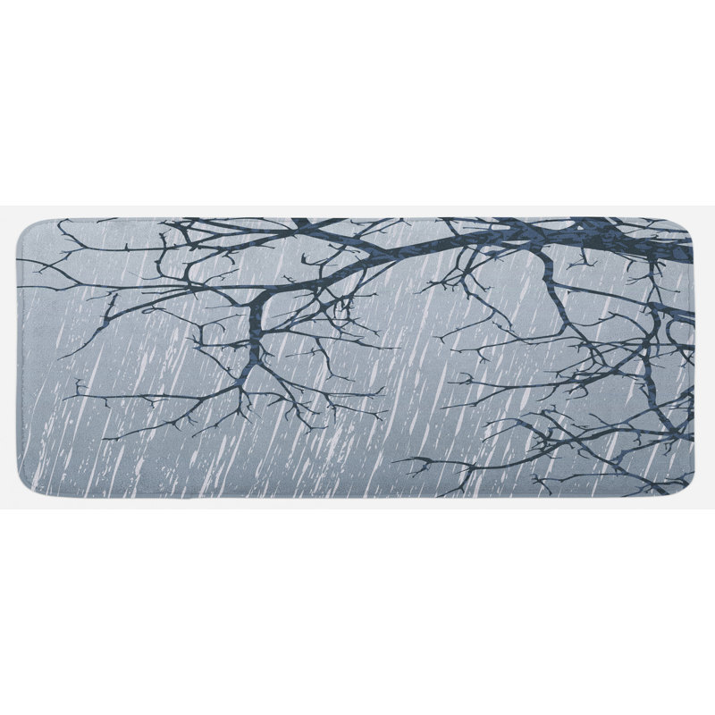 Rustic Polyester Kitchen Mat