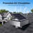 12" Stainless Steel Solar Roof Vent Fan,40W Tilt Adjustable Solar Panel,Dual Power 3-Speed Remote Attic Fan,1200 CFM,MPPT Controller Solar Ventilator for Attic,Garage,Greenhouse,Warehouse