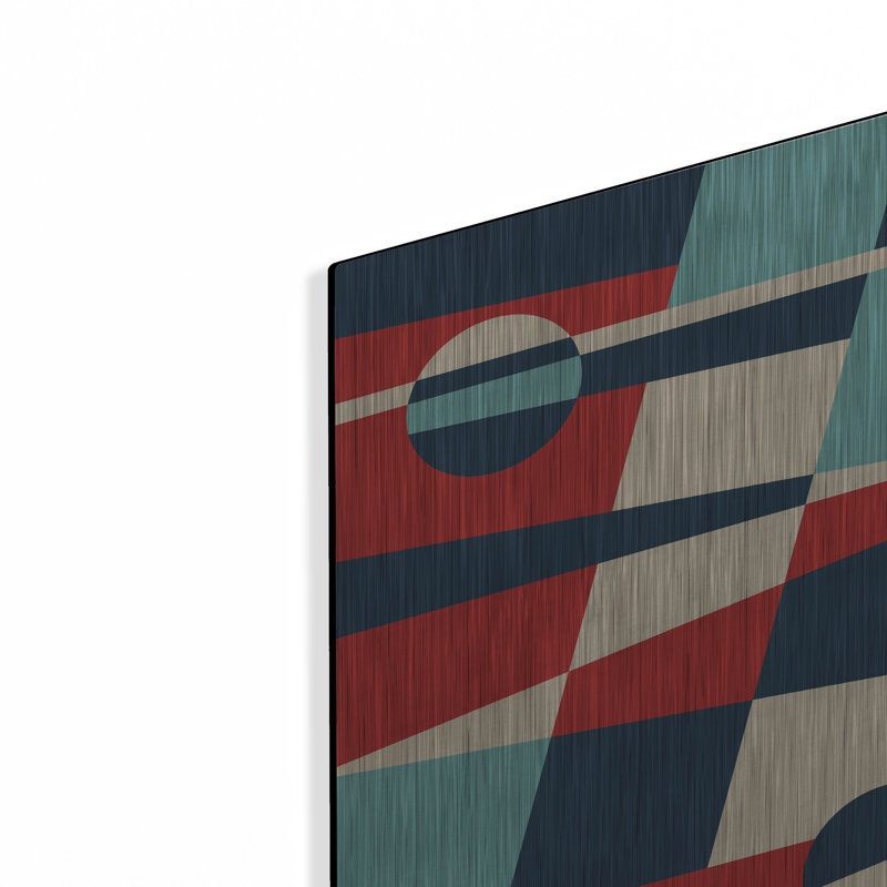 Ivy Bronx «Mid Century Modern 2» par Gary Williams, art mural en métal, H 16 po x l 12 po