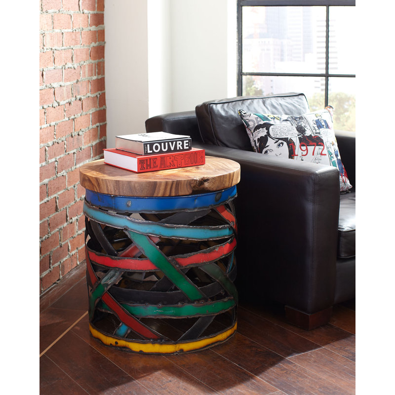 Drum End Table