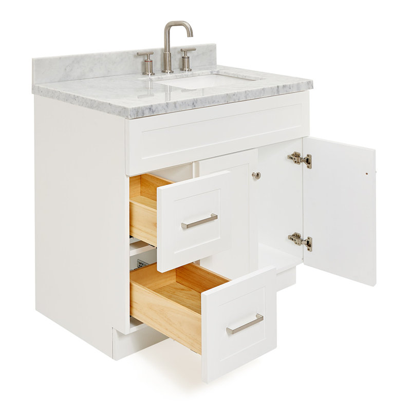 Ensemble de meuble-lavabo simple 37 po Hamlet, Blanc