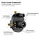 Circular Shower Faucet with Rough-in Valve