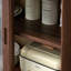 Buffet de rangement simple et moderne en bois massif