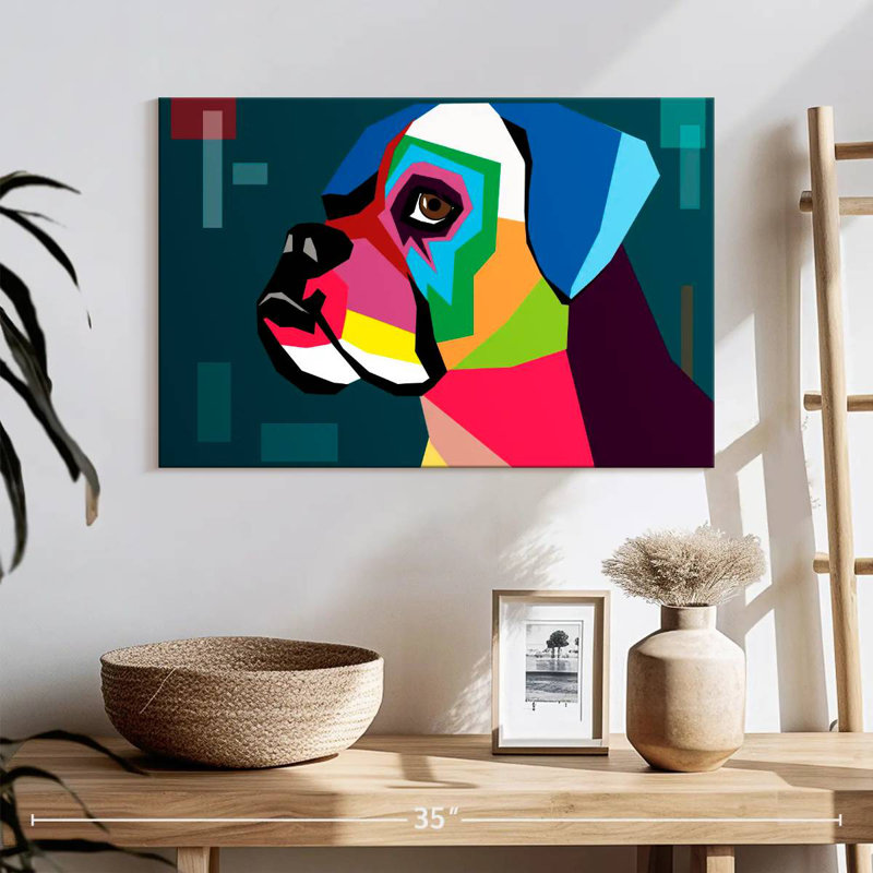 Brampt Boxer, 16" H x 24" W