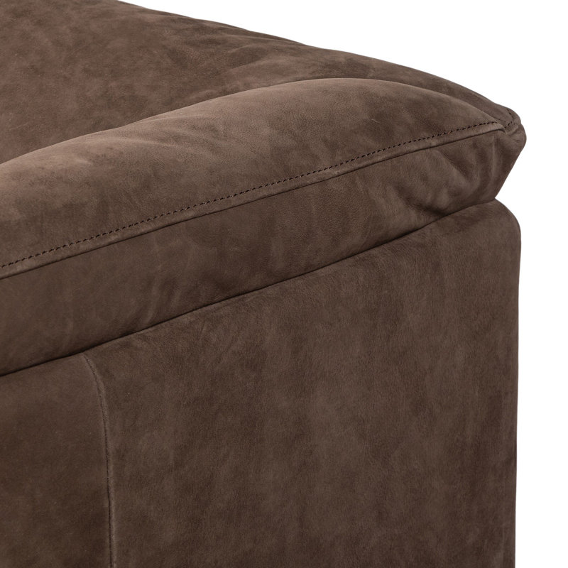 Santino Sofa-86", Nubuck Cigar