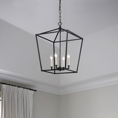 Aspen 4 - Light Lantern Geometric Pendant