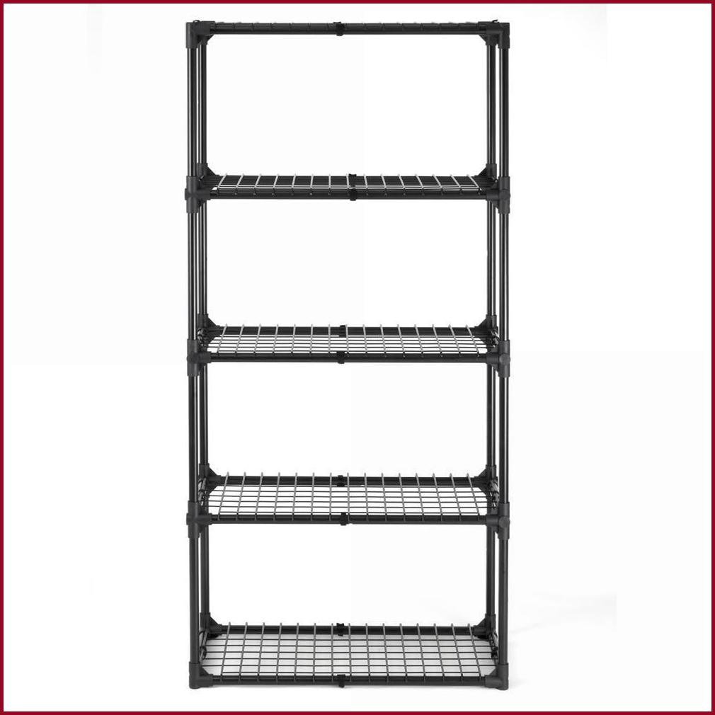 Latitude Run® 5-Shelf Wire Storage Rack, Heavy Duty 550lb Capacity ...