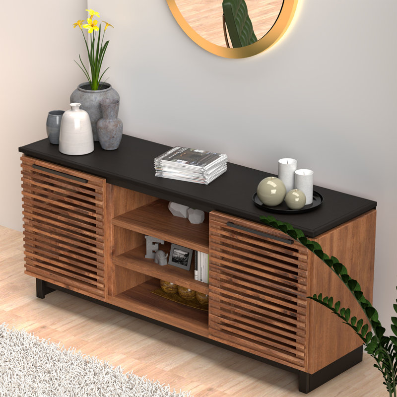 Meuble télé 63 pouces pour téléviseur, H 28 po x L 63 po x l 18 po