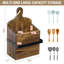 Solid Wood Rectangle Utensil Crock