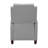 Fabric Upholstered Push Back Reclining Chair-1750501475
