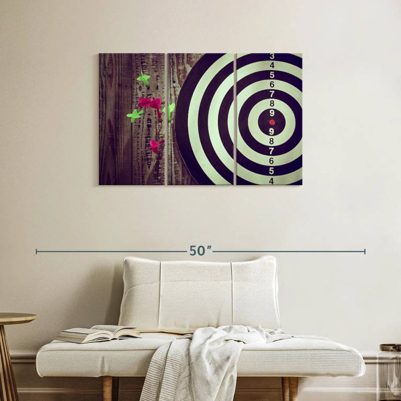 Senne Darts, 24" H x 38" W