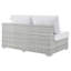Canapé modulaire d'extérieur en osier avec coussins de 56,5 po de largeur Convene-1271917285-1271917283