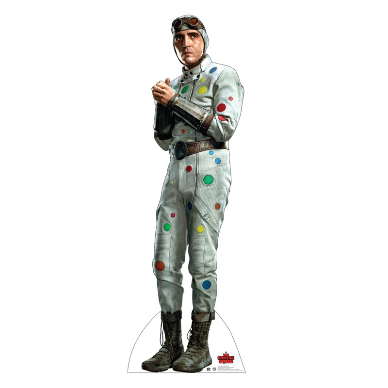 Personnage à pois en carton