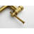 Modern Brass Wall Mount Pot Filler - Gold, Arm, Fingerprint- Gold Faucet Mounted, Material, Double Handle Control