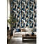 Papier peint à motif géométrique amovible Mid Mid Century-129451632