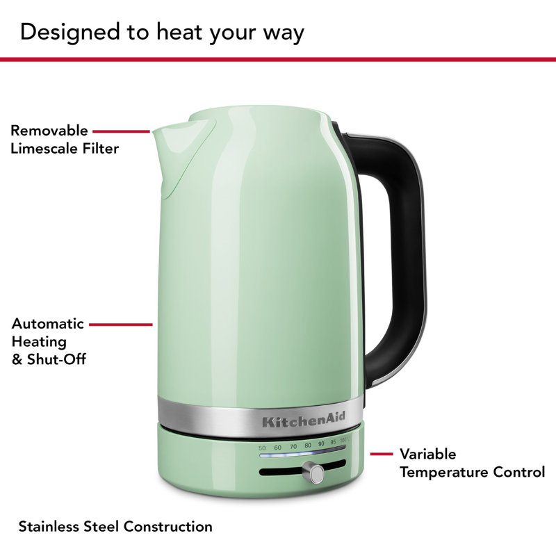 KitchenAid 1.7 Liter Electric Kettle, Pistachio