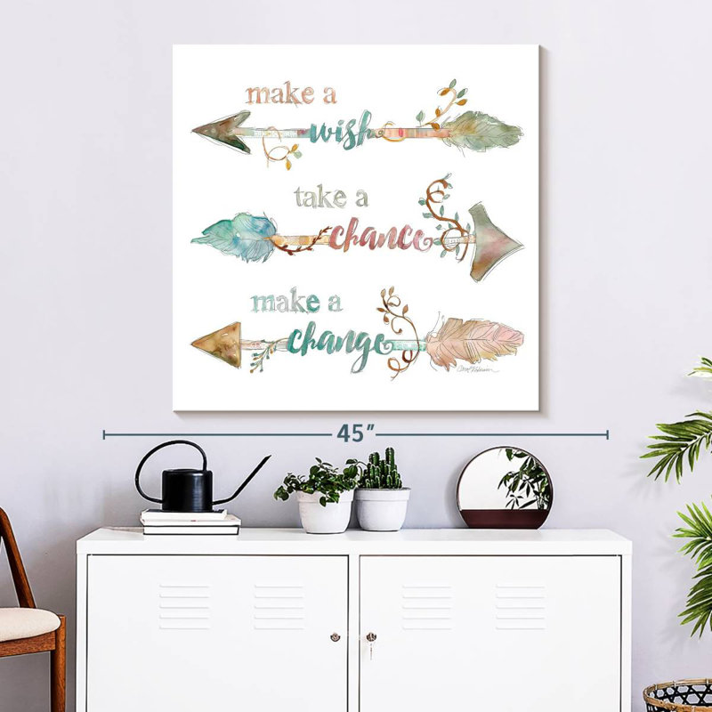 Tergel Make A Wish Take A Chance, 33" H x 33" W