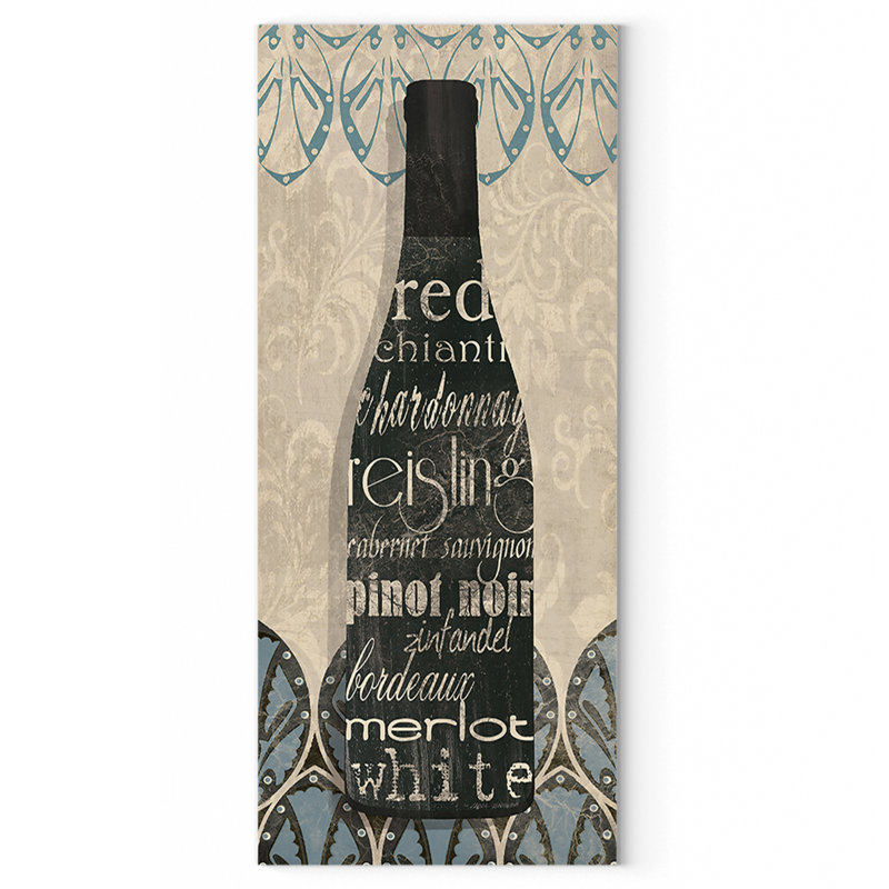 " Wine Collection II " by Carol Robinson, 8" H x 20" W x 1.5" D