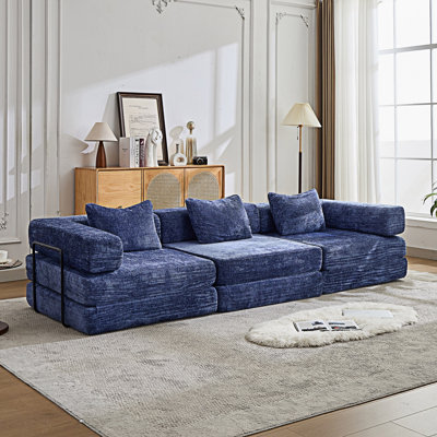 Convertible Floor Sofa Bed Modular Sectional Sofa
