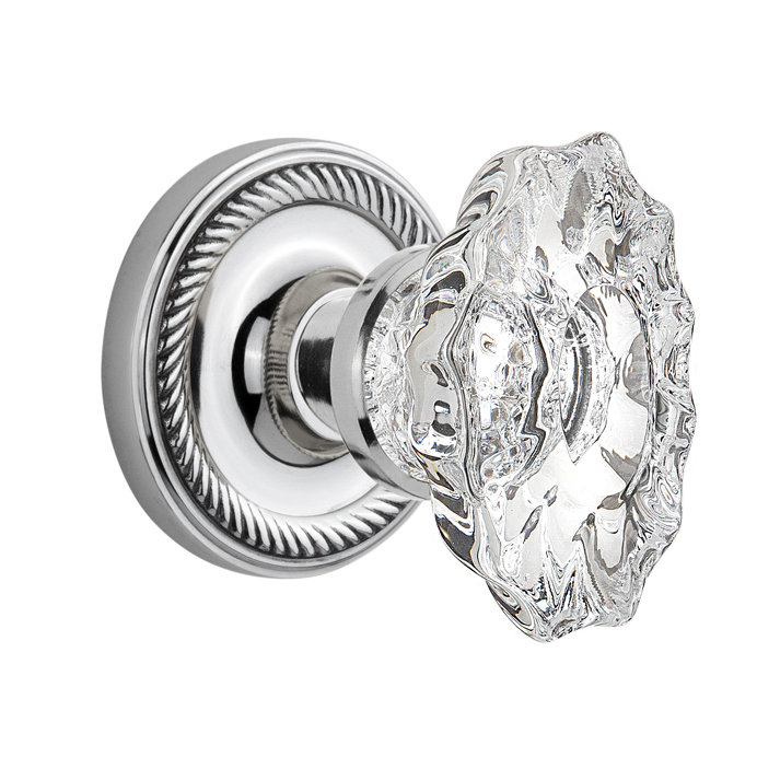 Rope Rosette with Chateau Door Knob Nostalgic Warehouse 