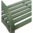 Verdigris Pineapple Metal Garden Bench