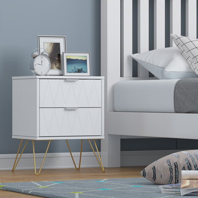 Monongah 45cm W Bedside Table