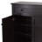 Baxton Studio Glidden Dark Brown Shoe Cabinet With Drawer And Five Shelves 45.1" H