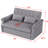 Jaziyah Velvet Sleeper Sofa-1986675418